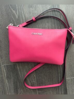 Calvin Klein Vibrant Pink Crossbody Bag